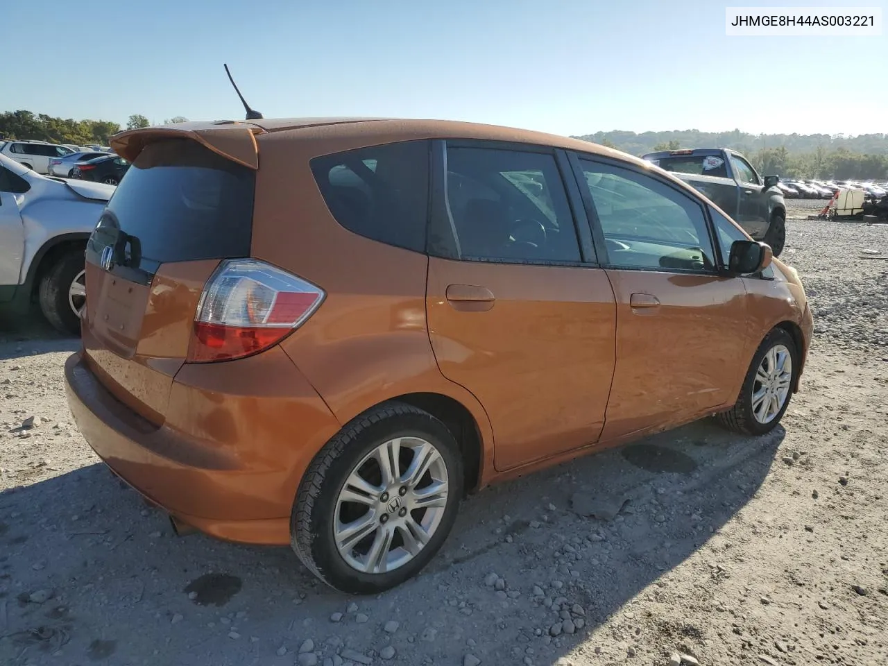 2010 Honda Fit Sport VIN: JHMGE8H44AS003221 Lot: 74518594