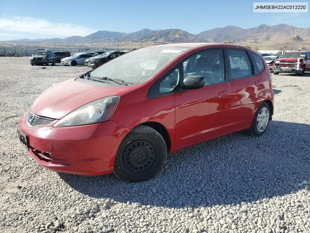 2010 Honda Fit VIN: JHMGE8H22AC012220 Lot: 75035504