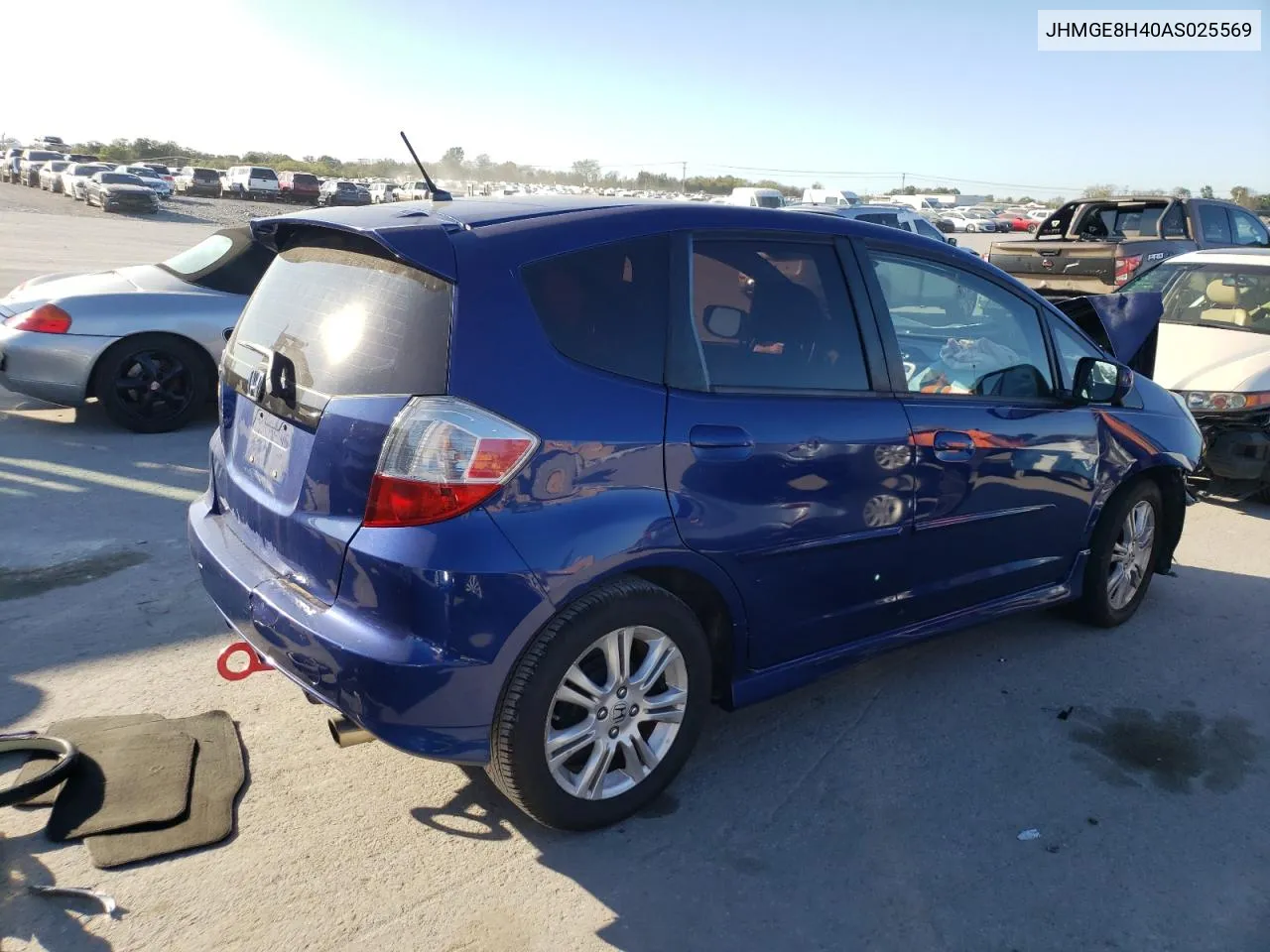 2010 Honda Fit Sport VIN: JHMGE8H40AS025569 Lot: 75209314