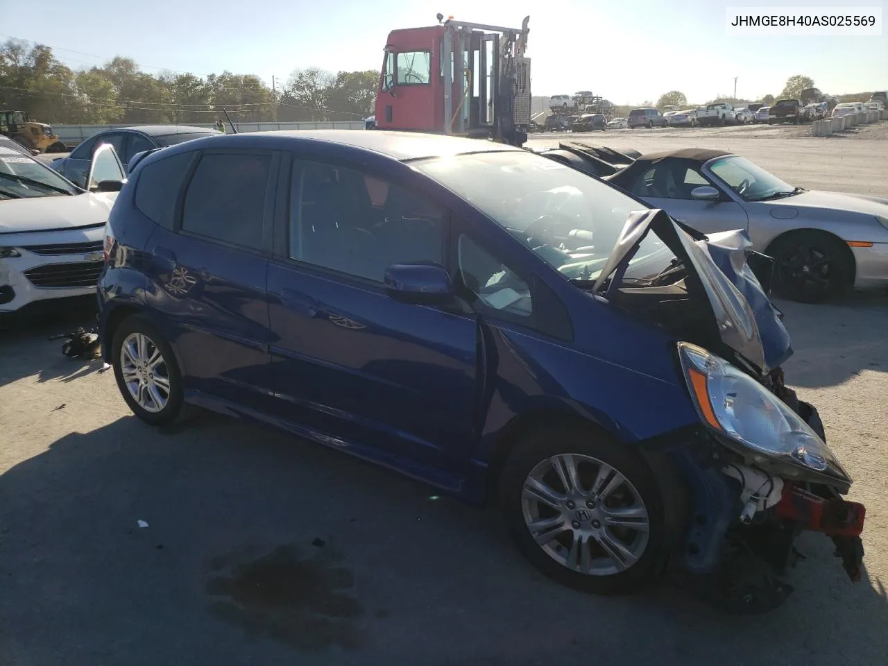 2010 Honda Fit Sport VIN: JHMGE8H40AS025569 Lot: 75209314