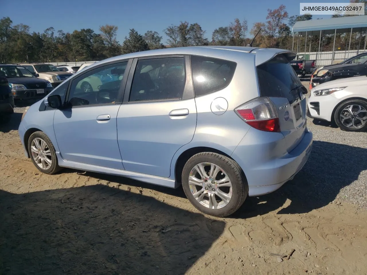 2010 Honda Fit Sport VIN: JHMGE8G49AC032497 Lot: 77193124