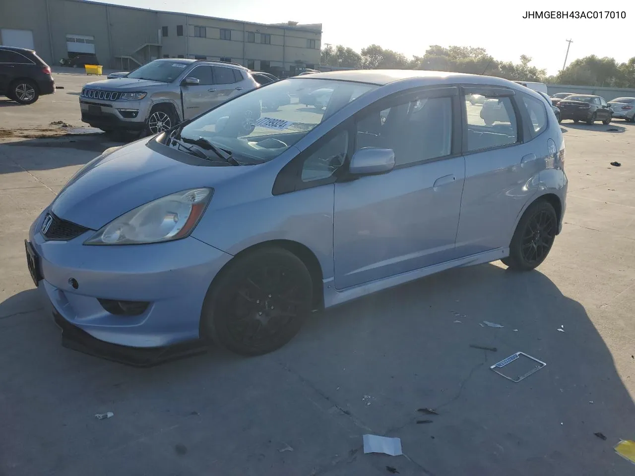 2010 Honda Fit Sport VIN: JHMGE8H43AC017010 Lot: 77199324