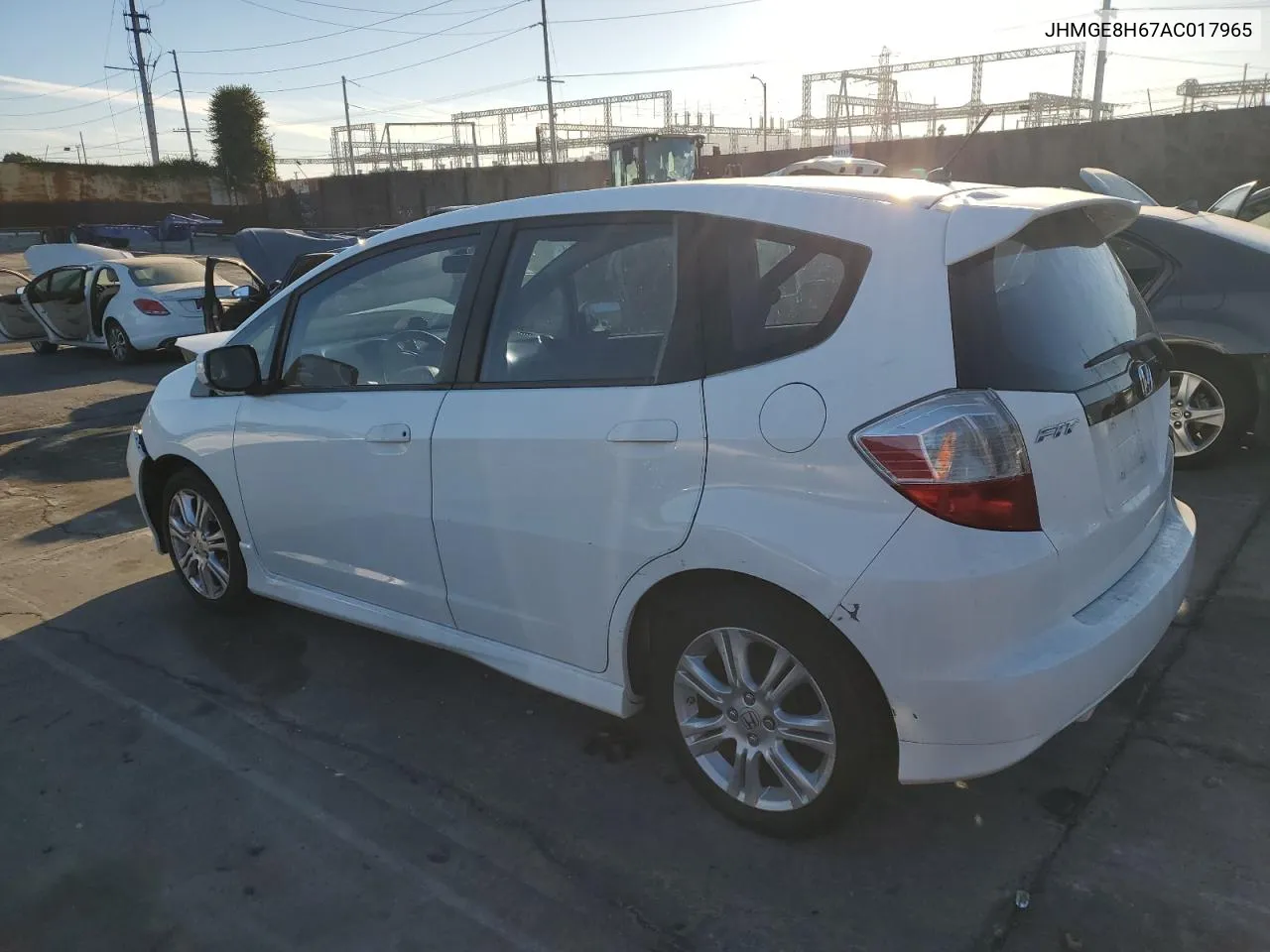 2010 Honda Fit Sport VIN: JHMGE8H67AC017965 Lot: 77612124