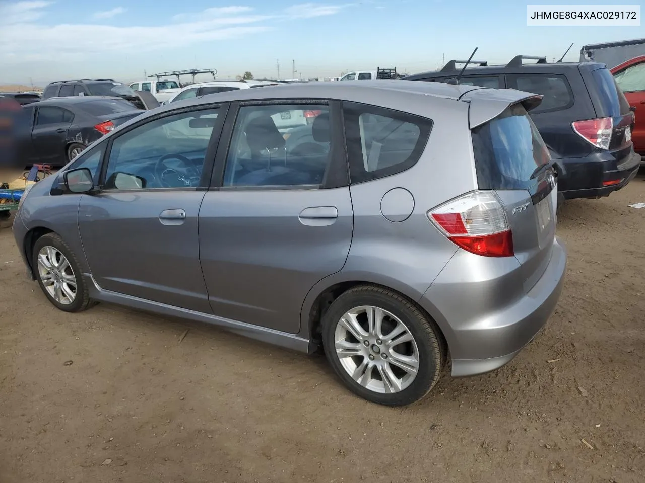 2010 Honda Fit Sport VIN: JHMGE8G4XAC029172 Lot: 77765194