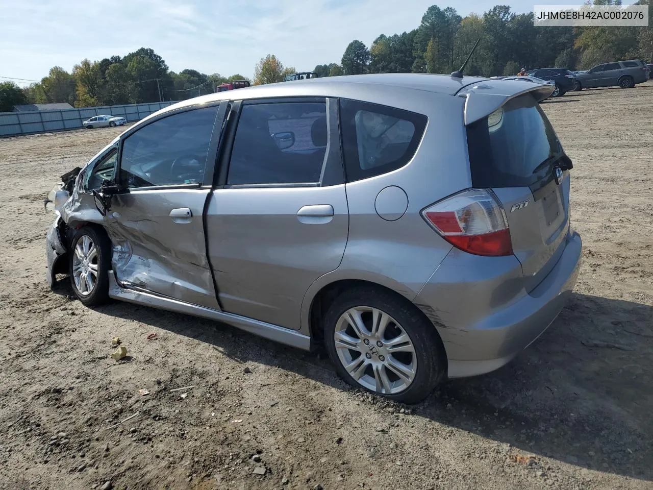 2010 Honda Fit Sport VIN: JHMGE8H42AC002076 Lot: 78514844