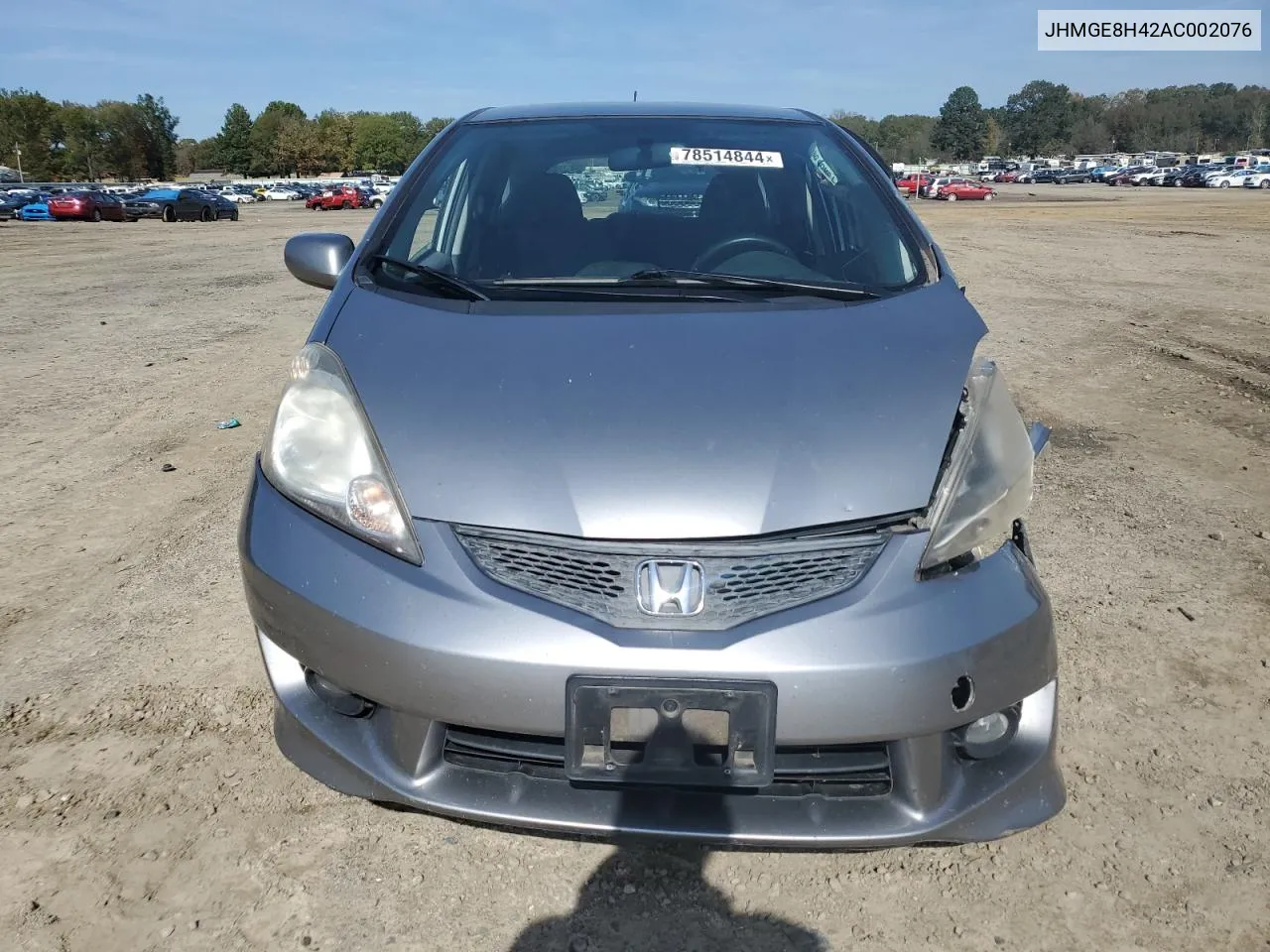 2010 Honda Fit Sport VIN: JHMGE8H42AC002076 Lot: 78514844