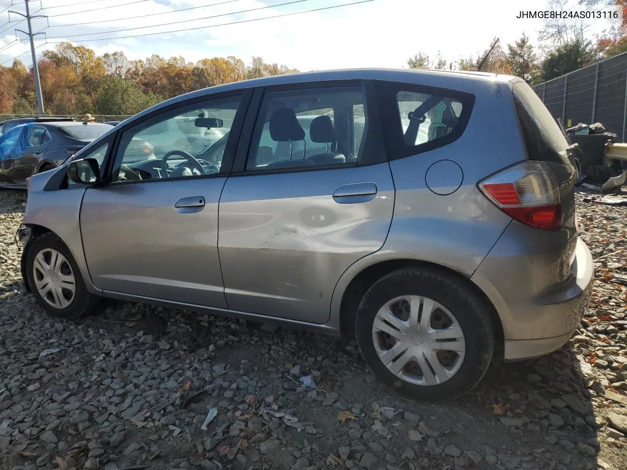 2010 Honda Fit VIN: JHMGE8H24AS013116 Lot: 78621644