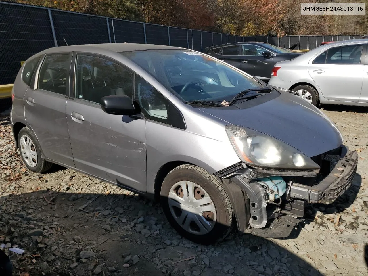 2010 Honda Fit VIN: JHMGE8H24AS013116 Lot: 78621644