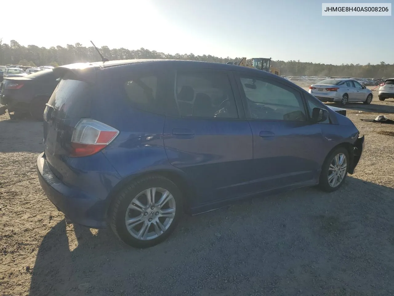 2010 Honda Fit Sport VIN: JHMGE8H40AS008206 Lot: 78797924