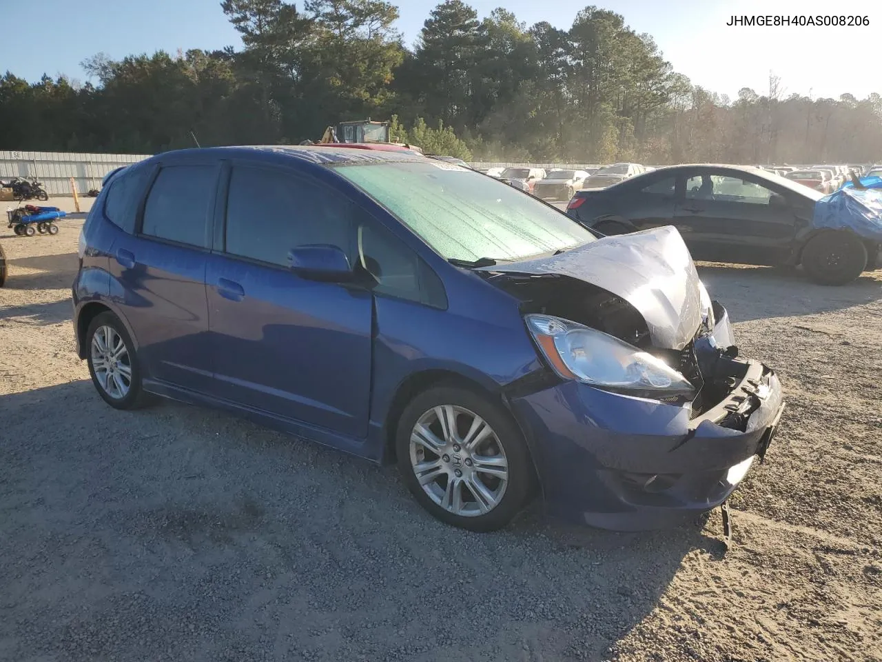 2010 Honda Fit Sport VIN: JHMGE8H40AS008206 Lot: 78797924