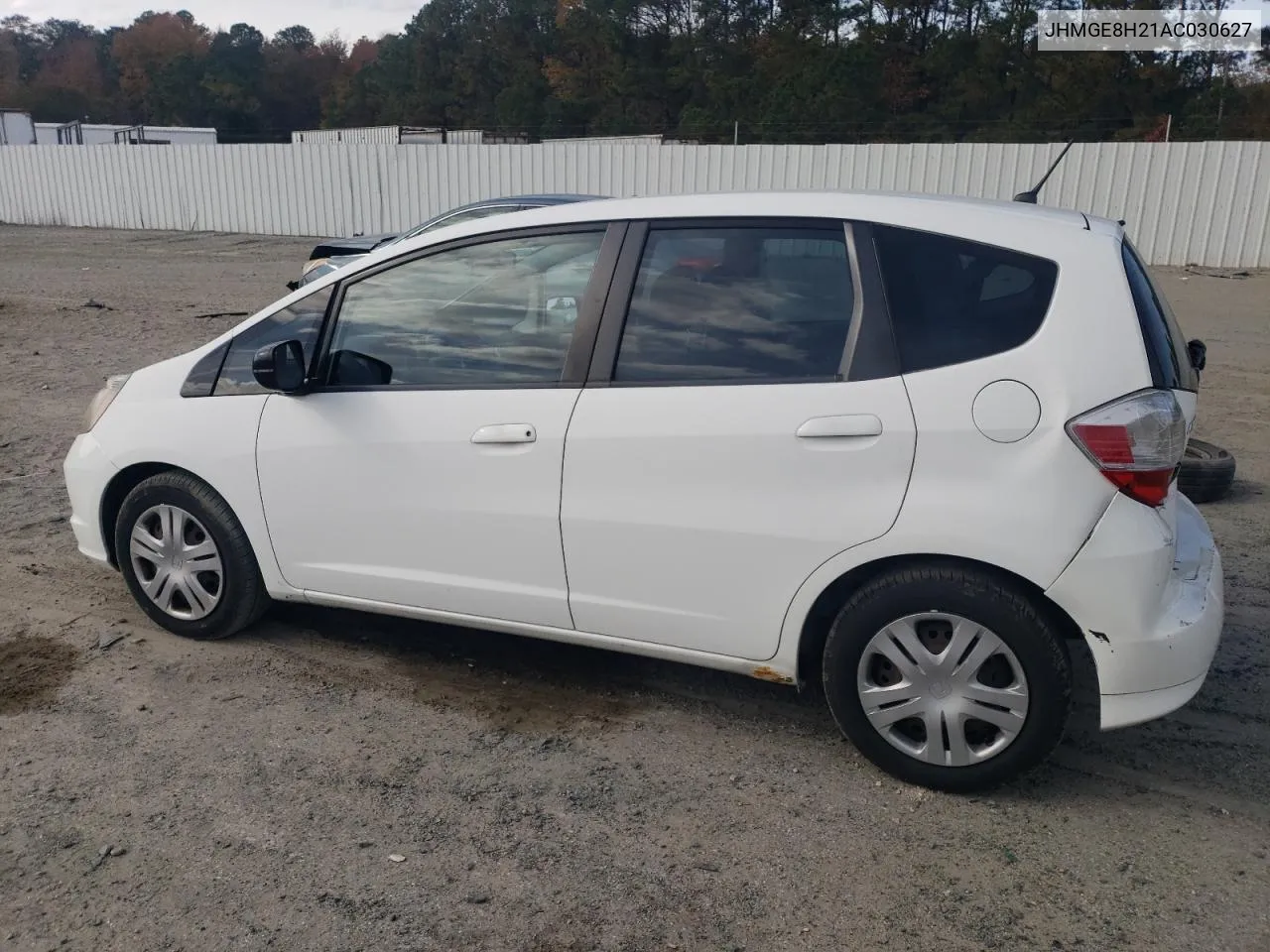 2010 Honda Fit VIN: JHMGE8H21AC030627 Lot: 78830834