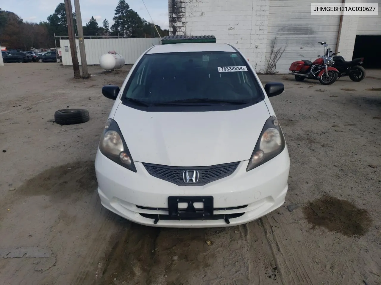 2010 Honda Fit VIN: JHMGE8H21AC030627 Lot: 78830834