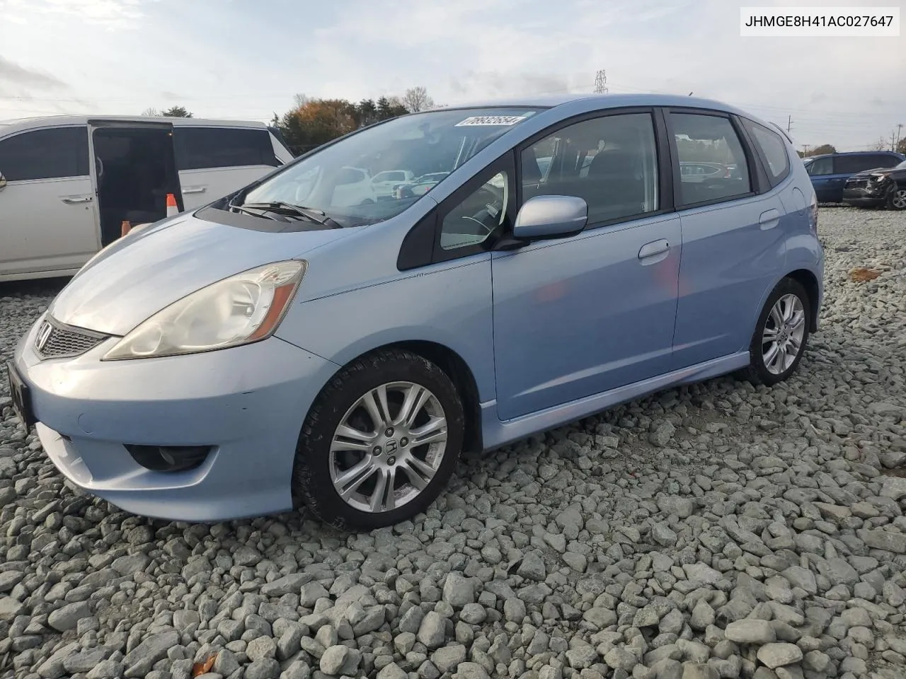 2010 Honda Fit Sport VIN: JHMGE8H41AC027647 Lot: 78932654