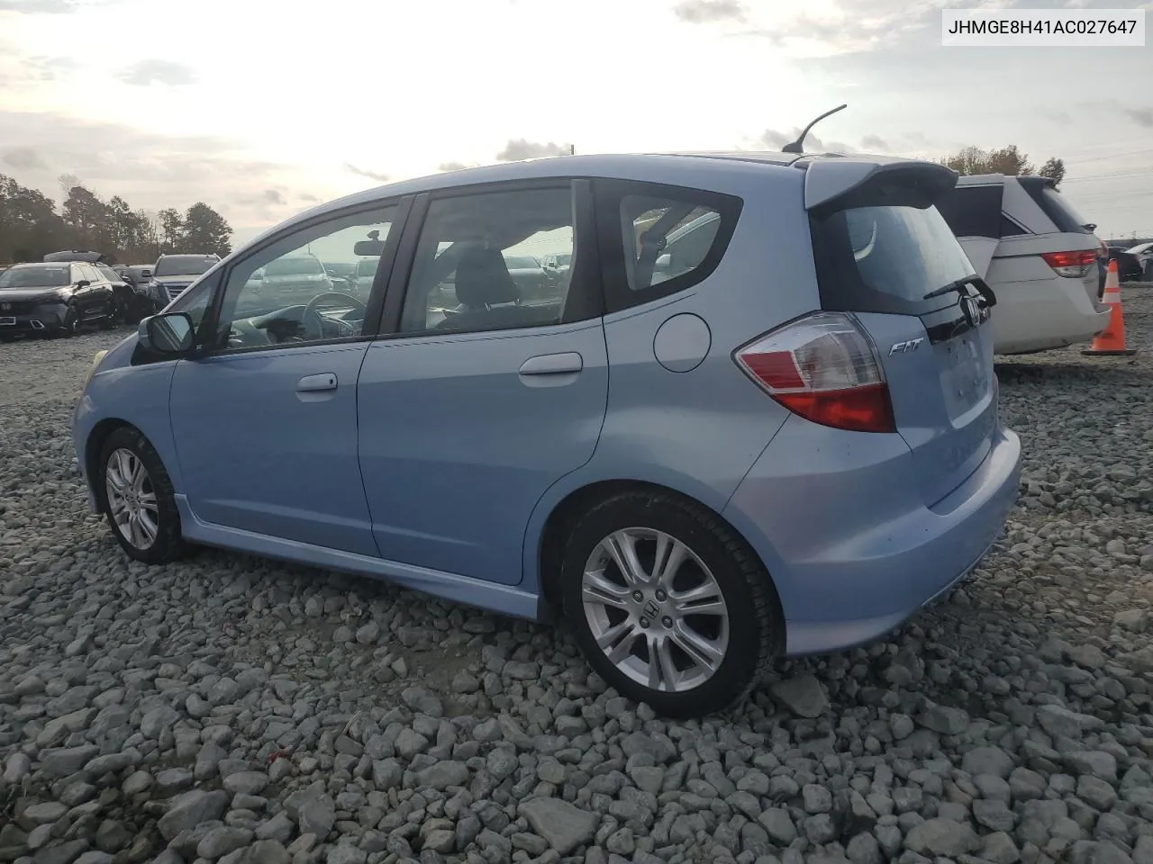 2010 Honda Fit Sport VIN: JHMGE8H41AC027647 Lot: 78932654