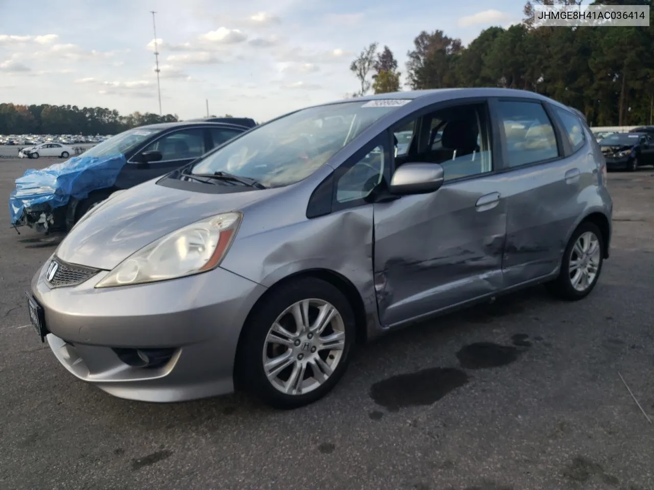 2010 Honda Fit Sport VIN: JHMGE8H41AC036414 Lot: 79389064