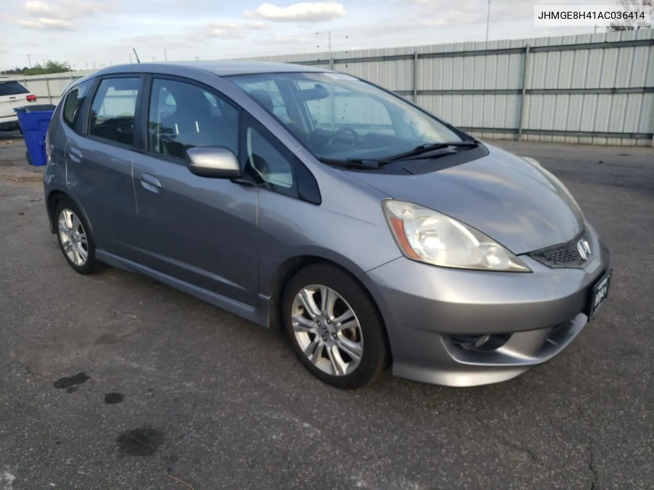 2010 Honda Fit Sport VIN: JHMGE8H41AC036414 Lot: 79389064