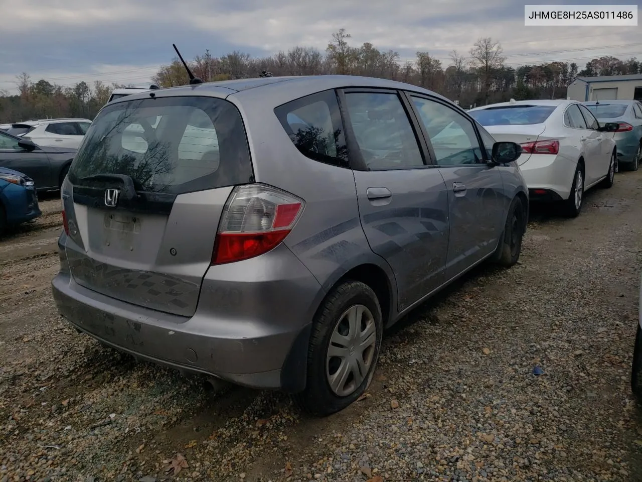 2010 Honda Fit VIN: JHMGE8H25AS011486 Lot: 79423274