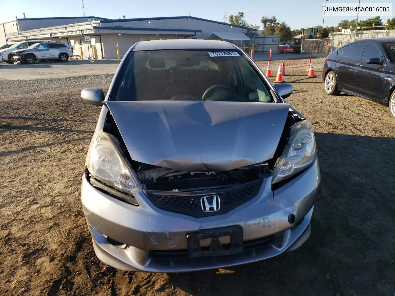 2010 Honda Fit Sport VIN: JHMGE8H45AC016005 Lot: 79773684