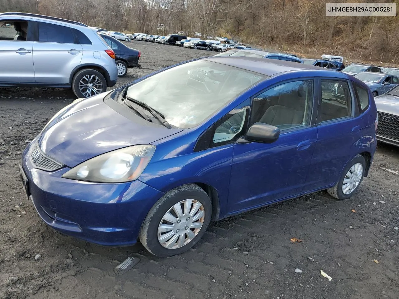 2010 Honda Fit VIN: JHMGE8H29AC005281 Lot: 79964954