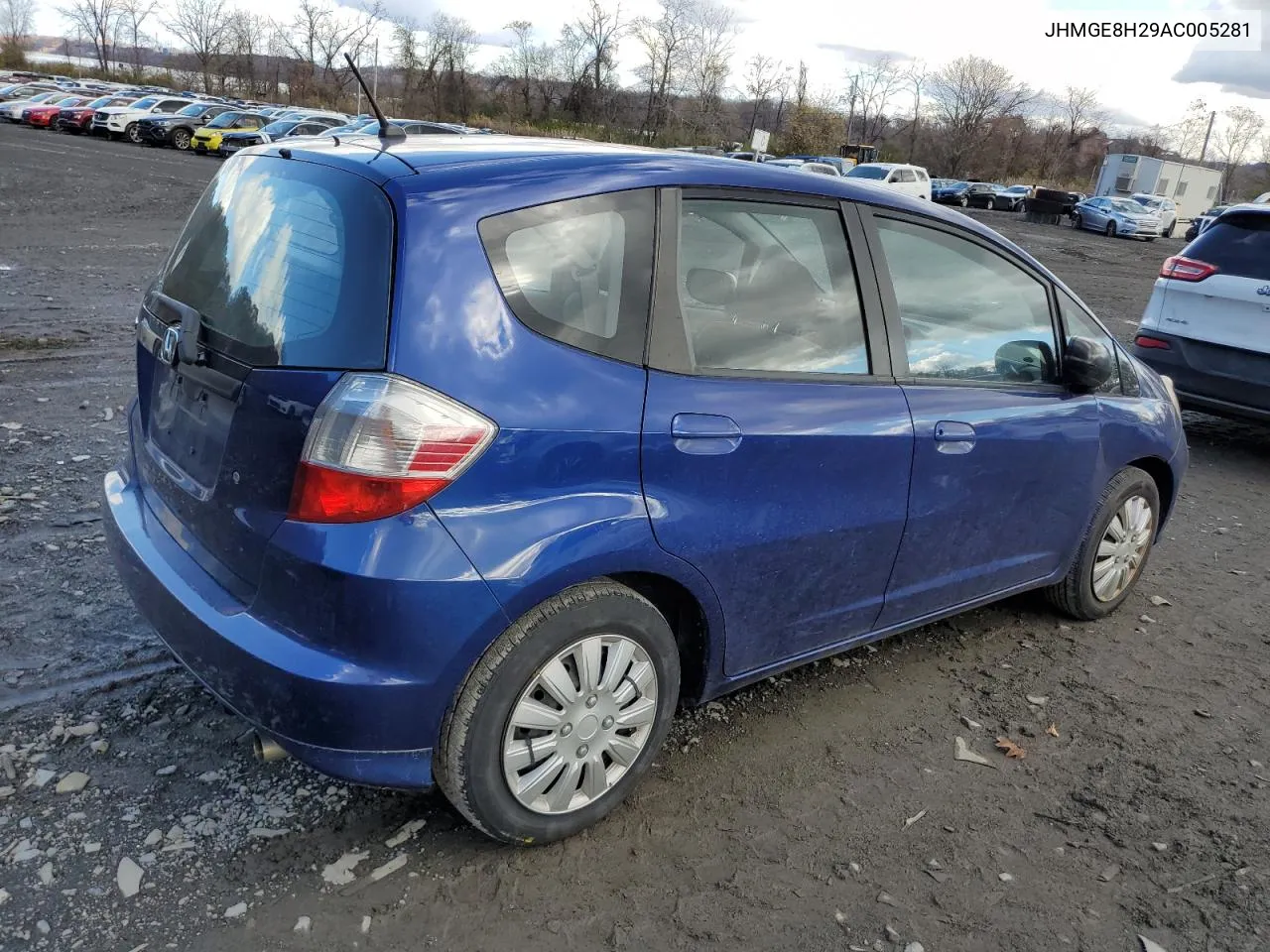 2010 Honda Fit VIN: JHMGE8H29AC005281 Lot: 79964954