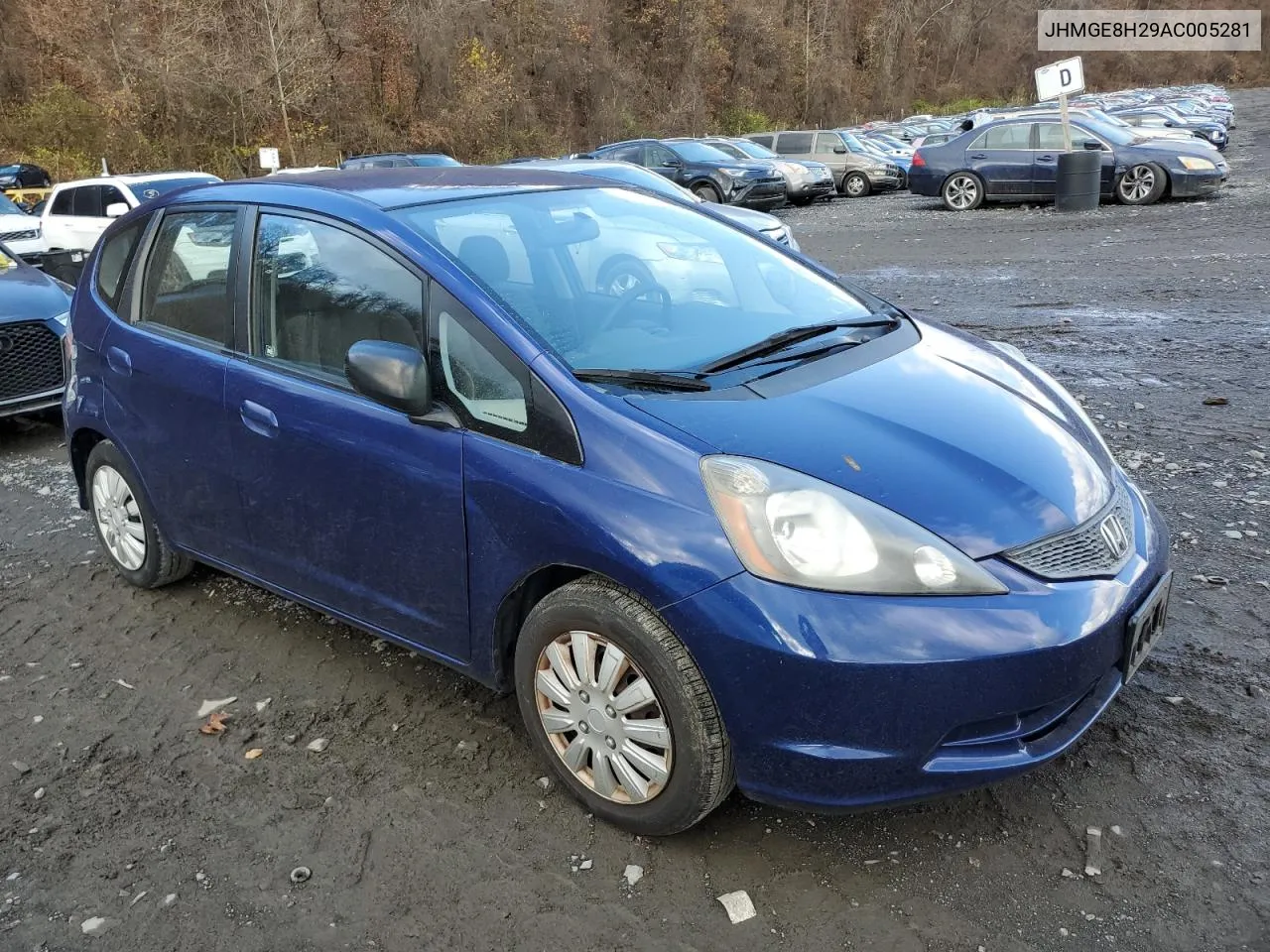 2010 Honda Fit VIN: JHMGE8H29AC005281 Lot: 79964954