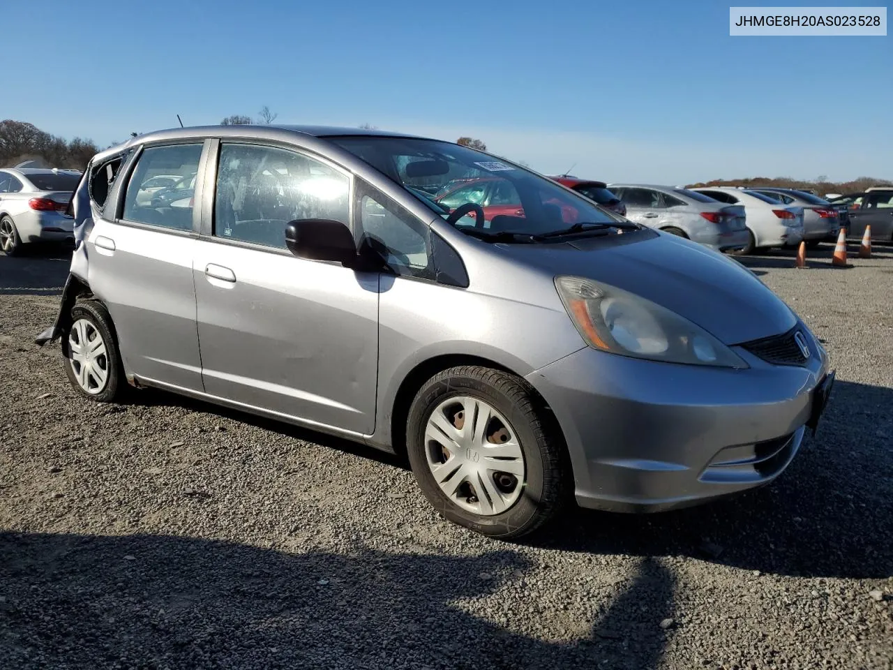 2010 Honda Fit VIN: JHMGE8H20AS023528 Lot: 80682714