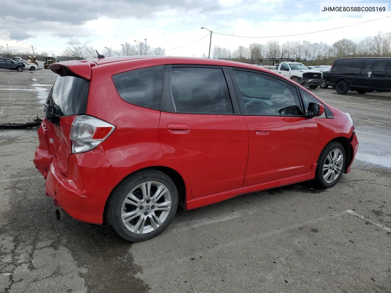 2011 Honda Fit Sport VIN: JHMGE8G58BC005169 Lot: 49541664