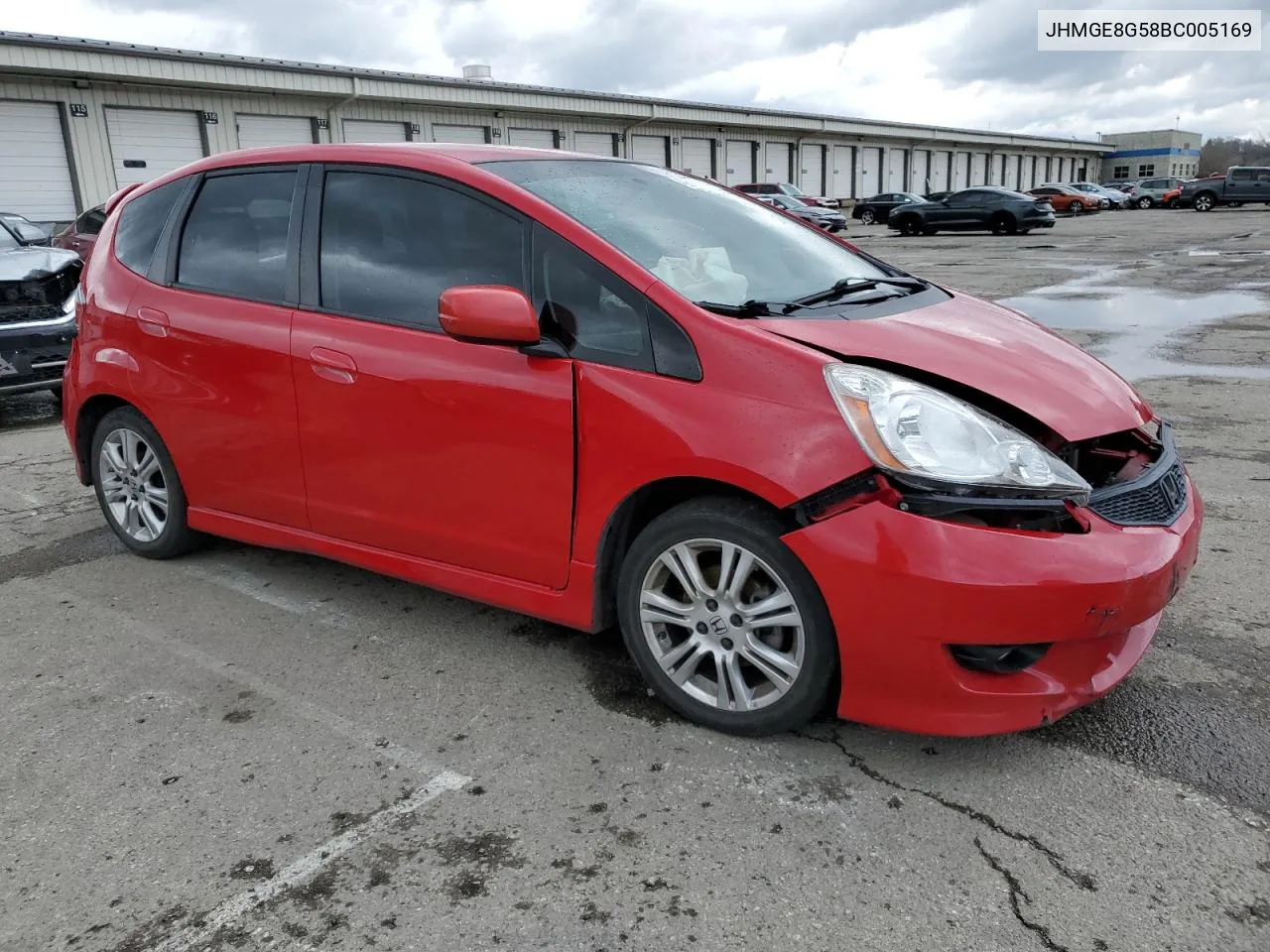 JHMGE8G58BC005169 2011 Honda Fit Sport