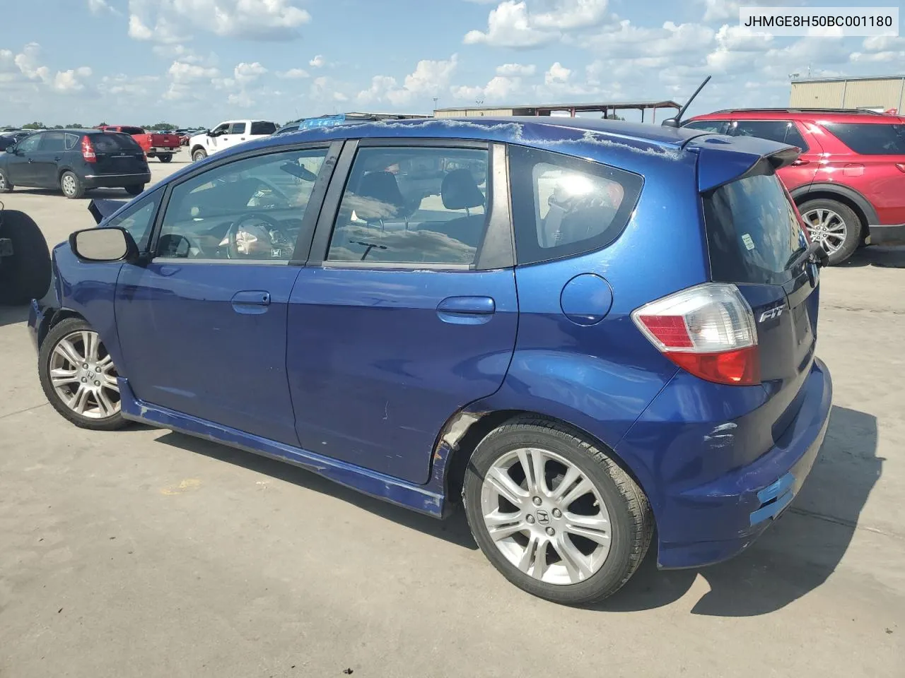 2011 Honda Fit Sport VIN: JHMGE8H50BC001180 Lot: 61904224