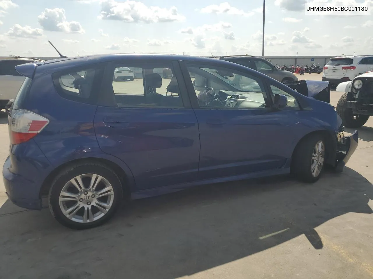 2011 Honda Fit Sport VIN: JHMGE8H50BC001180 Lot: 61904224