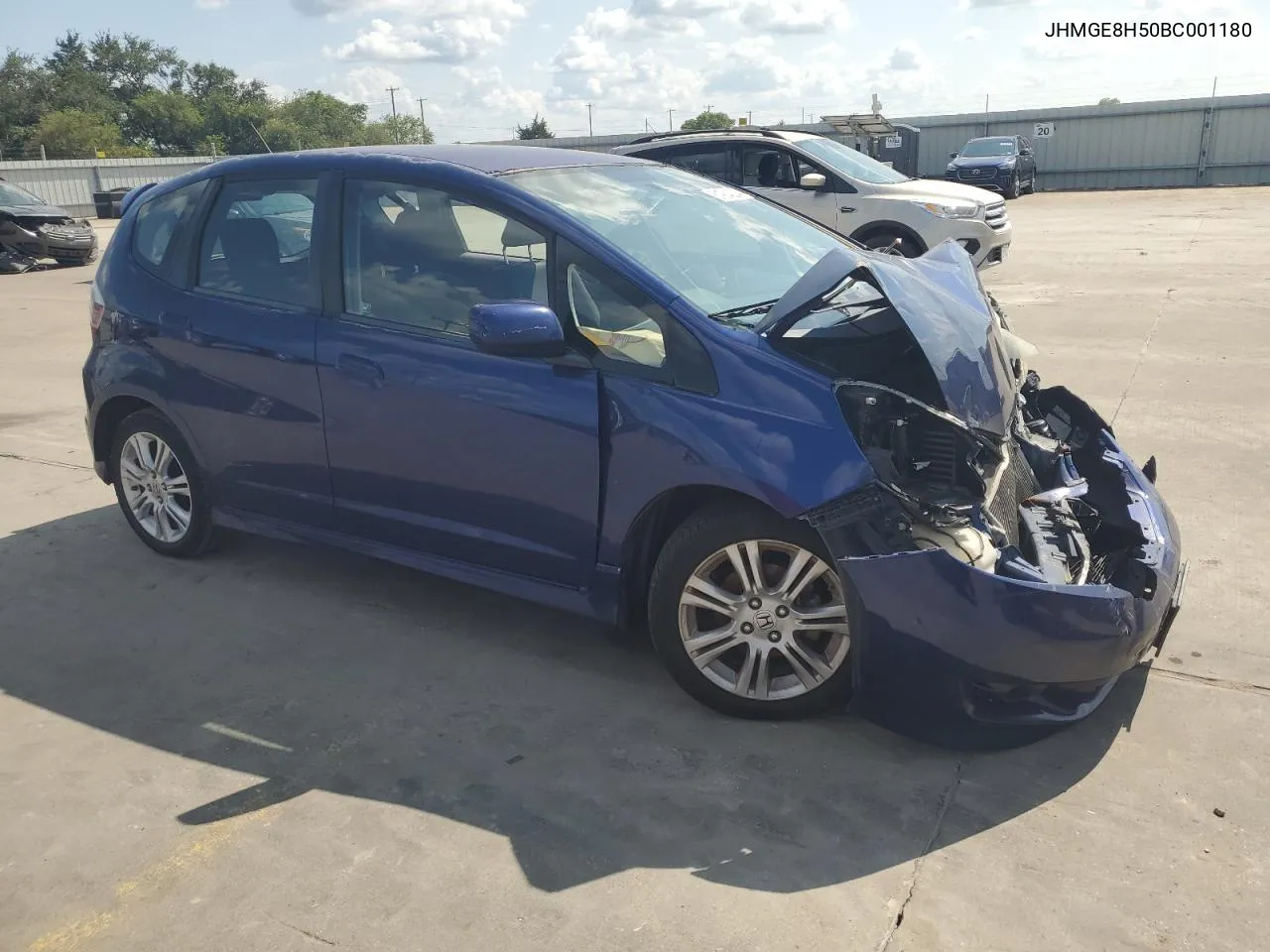 2011 Honda Fit Sport VIN: JHMGE8H50BC001180 Lot: 61904224