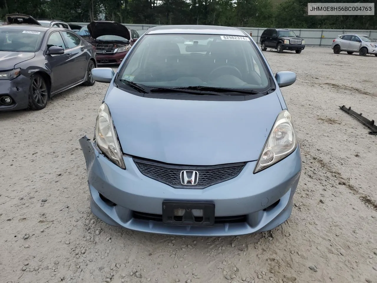 JHMGE8H56BC004763 2011 Honda Fit Sport