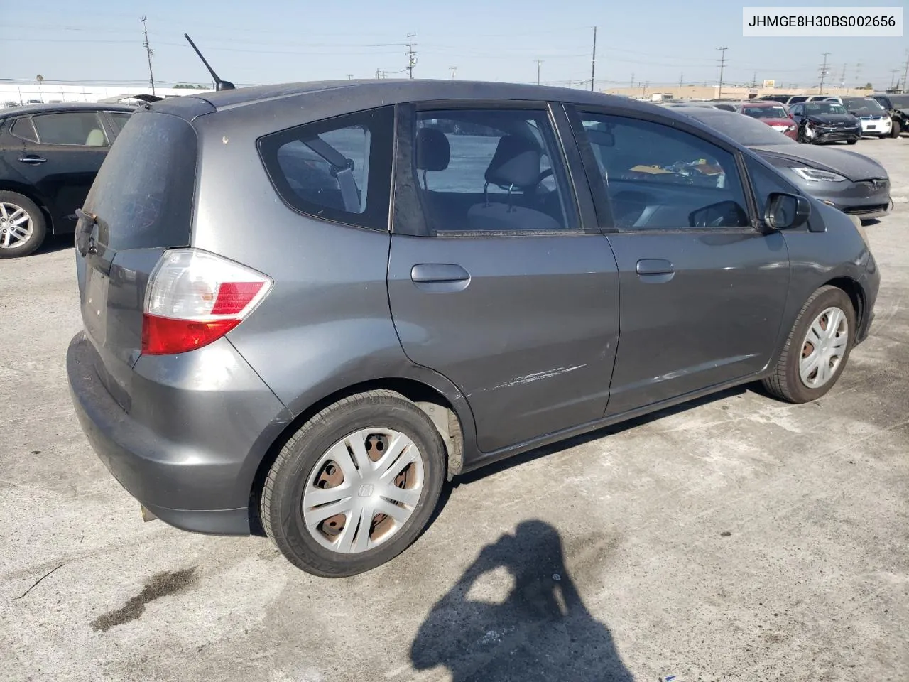 2011 Honda Fit VIN: JHMGE8H30BS002656 Lot: 64466554