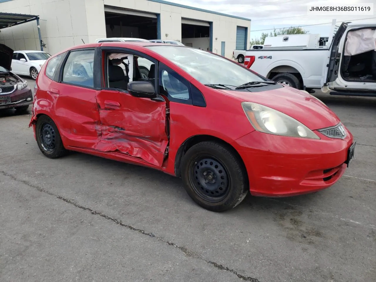 2011 Honda Fit VIN: JHMGE8H36BS011619 Lot: 67393014