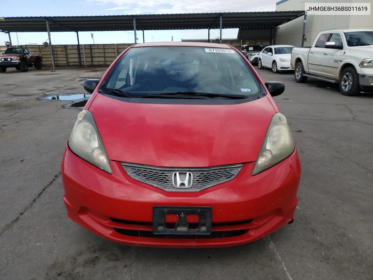 JHMGE8H36BS011619 2011 Honda Fit