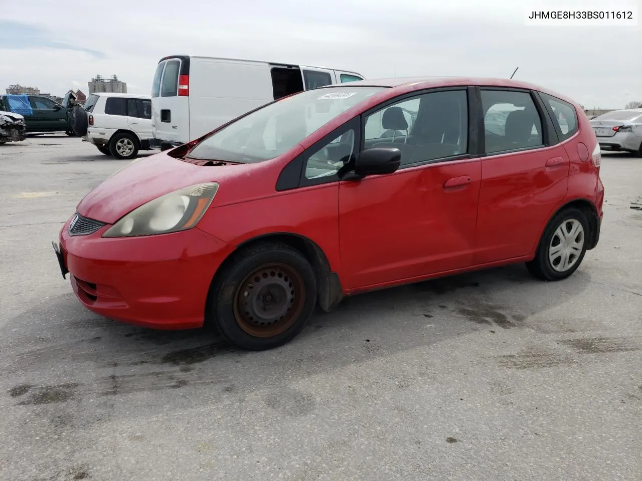 2011 Honda Fit VIN: JHMGE8H33BS011612 Lot: 68750224