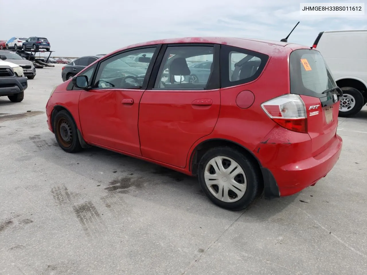 2011 Honda Fit VIN: JHMGE8H33BS011612 Lot: 68750224