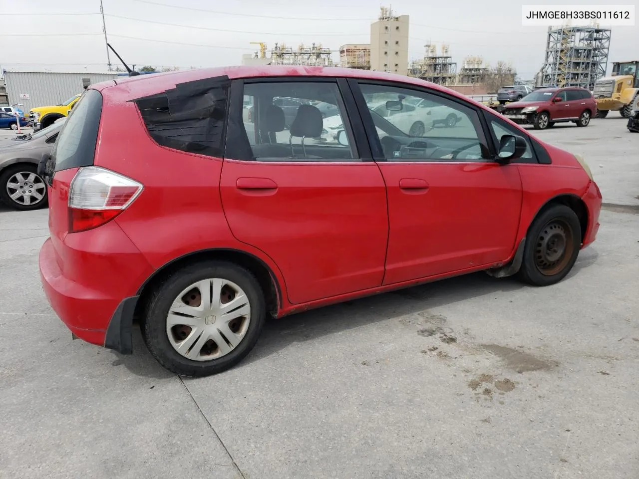 2011 Honda Fit VIN: JHMGE8H33BS011612 Lot: 68750224