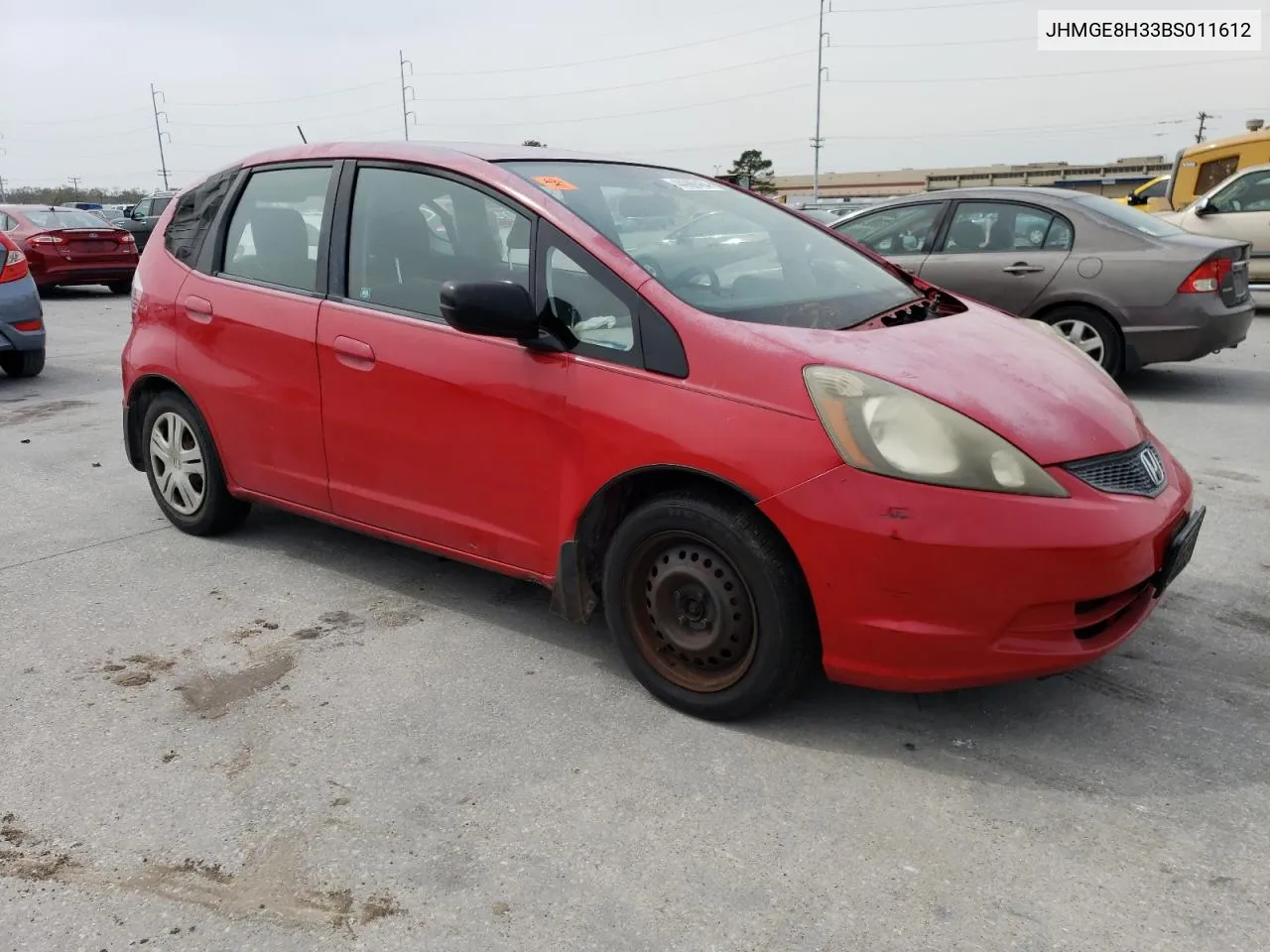 2011 Honda Fit VIN: JHMGE8H33BS011612 Lot: 68750224