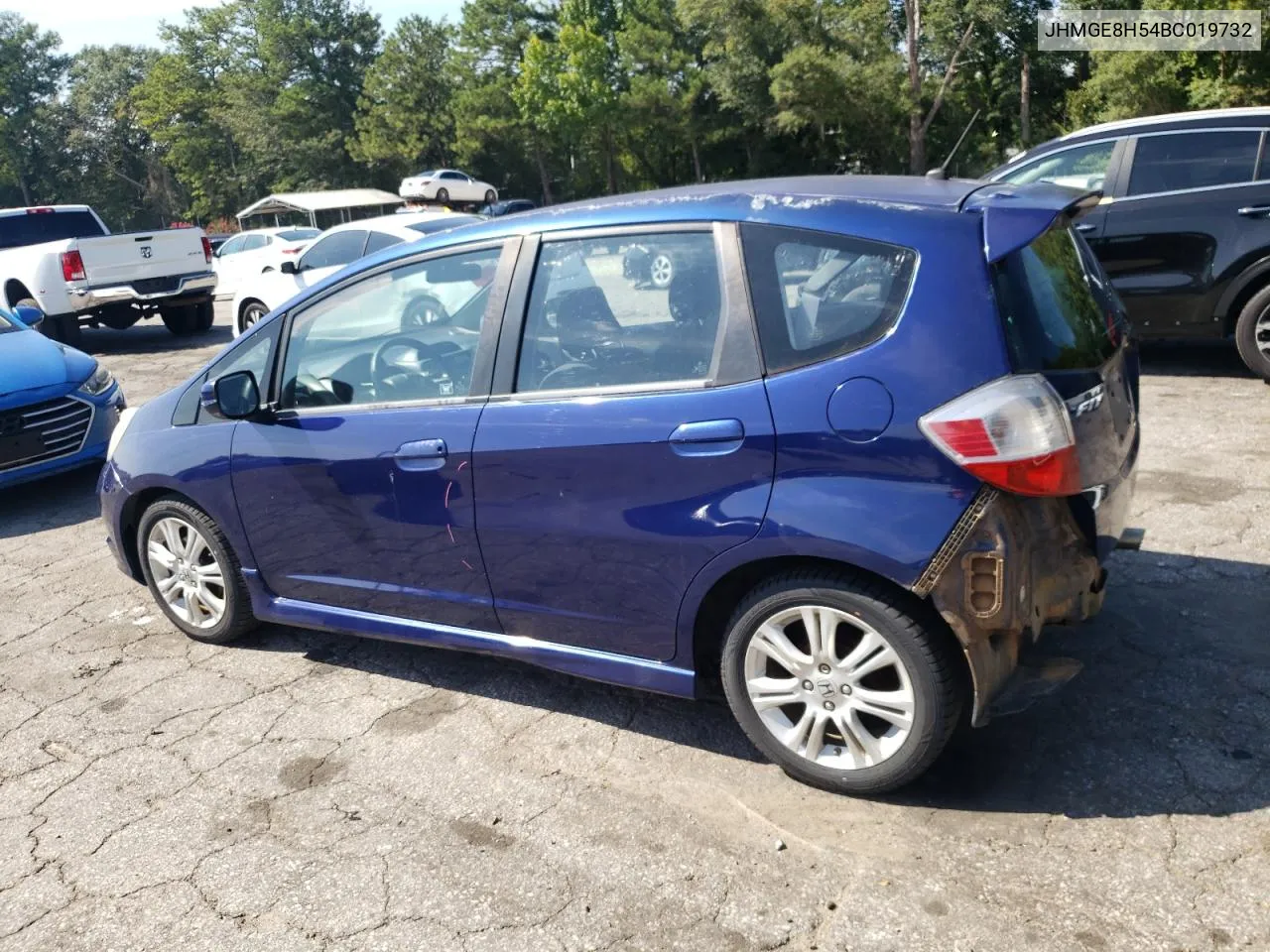 2011 Honda Fit Sport VIN: JHMGE8H54BC019732 Lot: 68861464