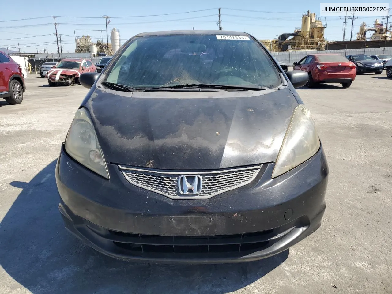 2011 Honda Fit VIN: JHMGE8H3XBS002826 Lot: 70142334