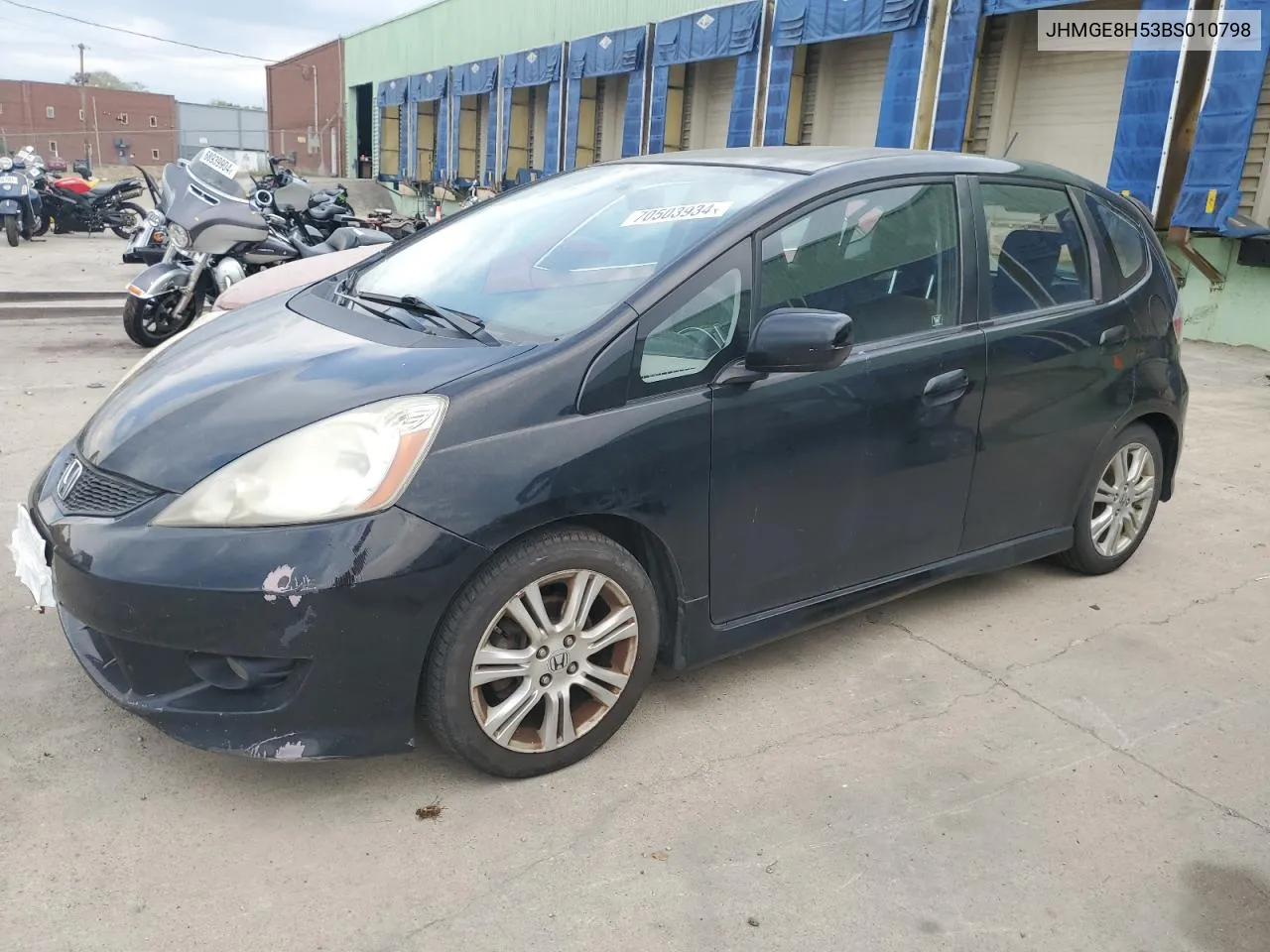 JHMGE8H53BS010798 2011 Honda Fit Sport