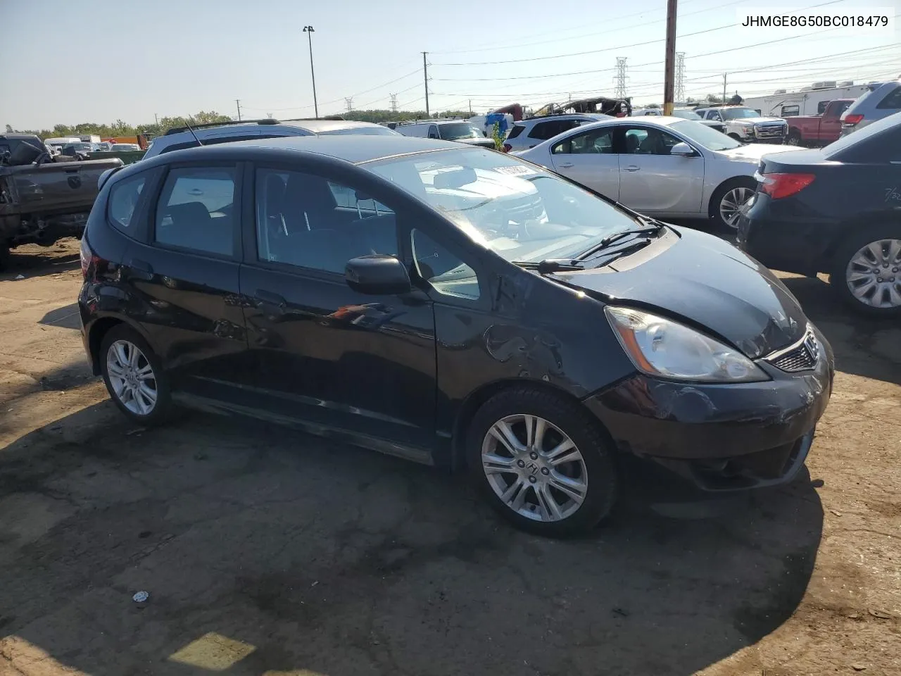 2011 Honda Fit Sport VIN: JHMGE8G50BC018479 Lot: 71678824