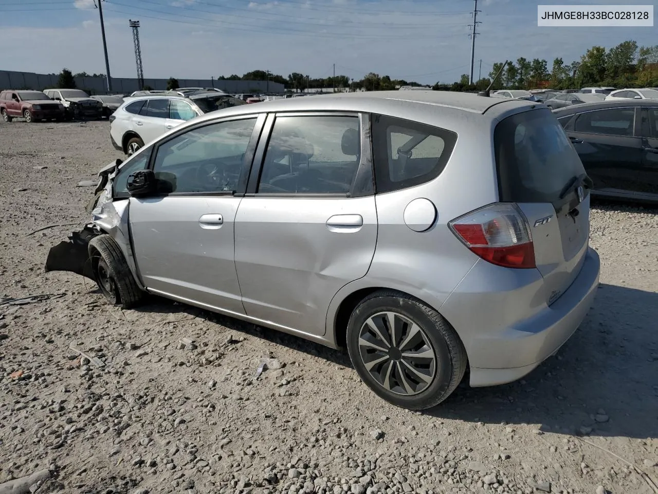 2011 Honda Fit VIN: JHMGE8H33BC028128 Lot: 72328604