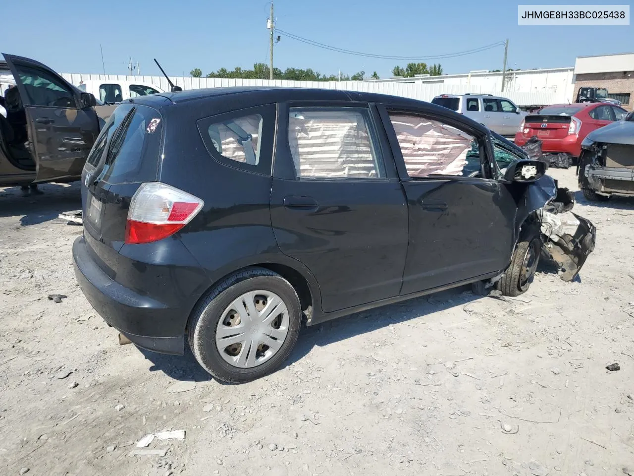 2011 Honda Fit VIN: JHMGE8H33BC025438 Lot: 72473654