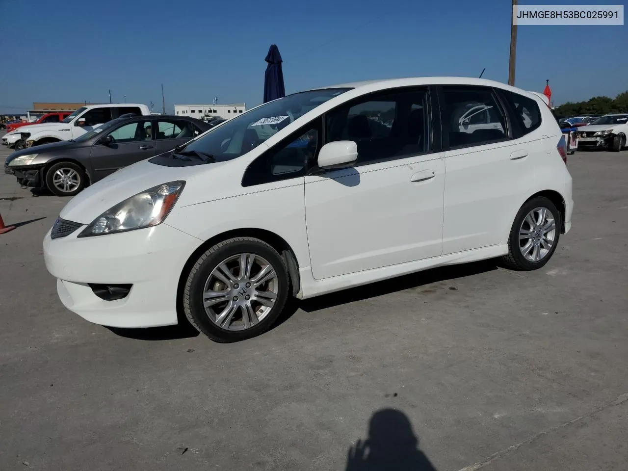 2011 Honda Fit Sport VIN: JHMGE8H53BC025991 Lot: 73672684