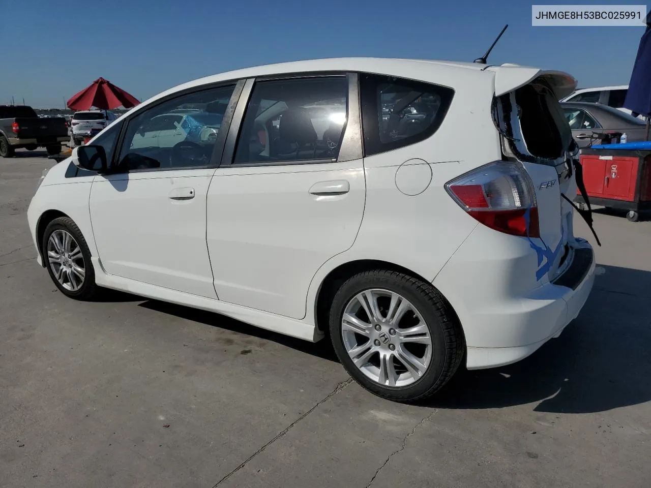 2011 Honda Fit Sport VIN: JHMGE8H53BC025991 Lot: 73672684