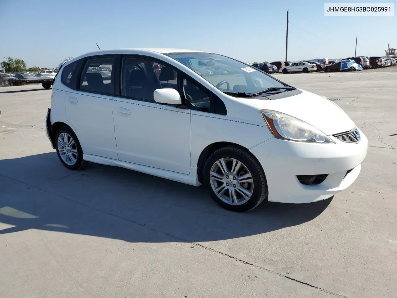 2011 Honda Fit Sport VIN: JHMGE8H53BC025991 Lot: 73672684