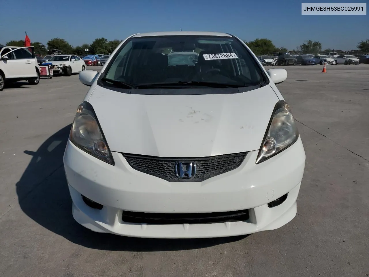 2011 Honda Fit Sport VIN: JHMGE8H53BC025991 Lot: 73672684