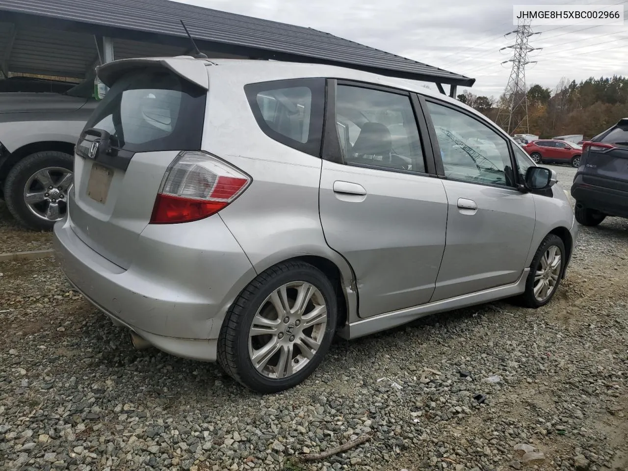 2011 Honda Fit Sport VIN: JHMGE8H5XBC002966 Lot: 73854464